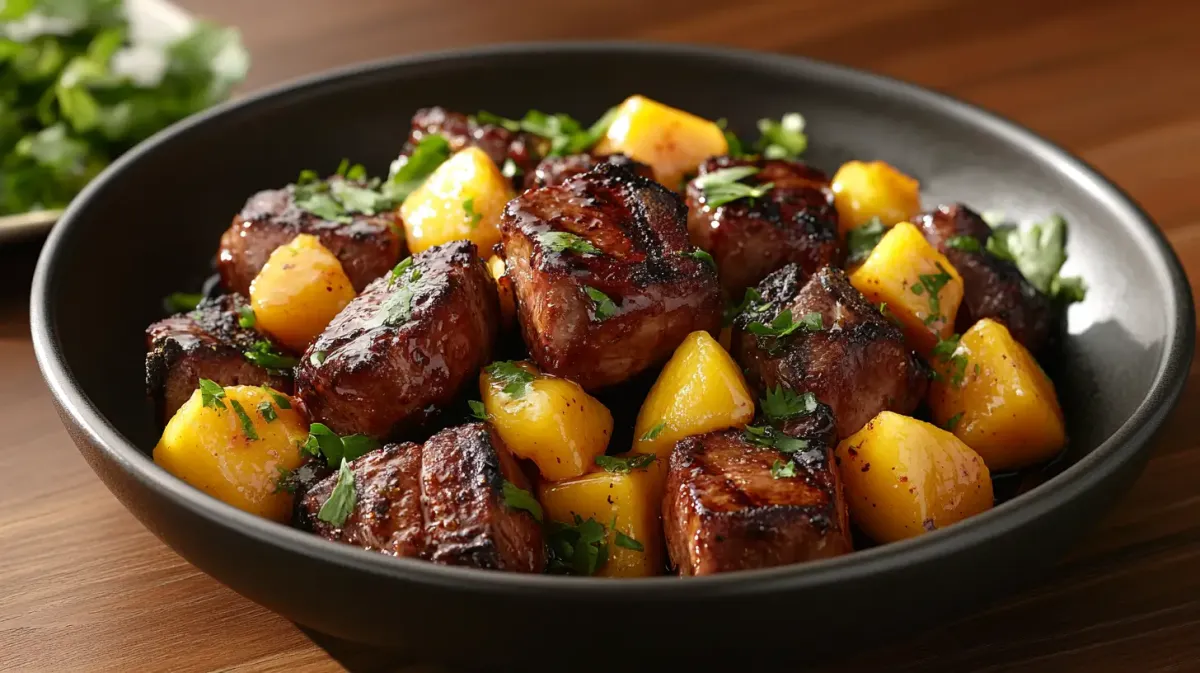 Grilled Pork Chops with Mango Chili Glaze
