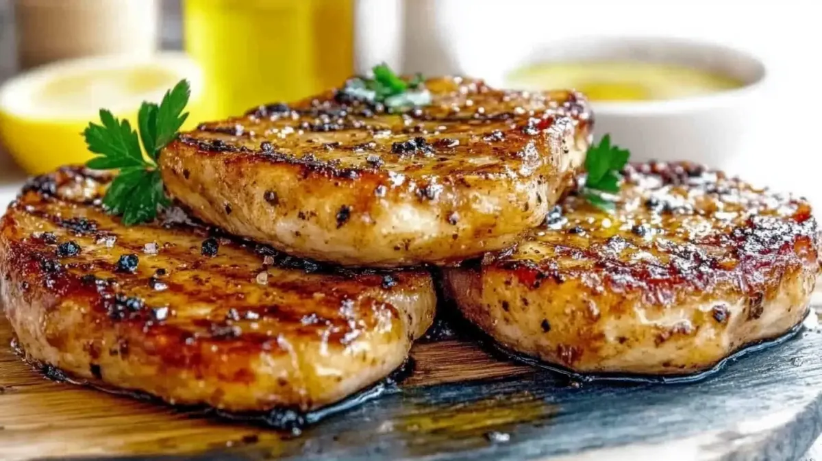 Pork Chops with Brown Sugar Glaze