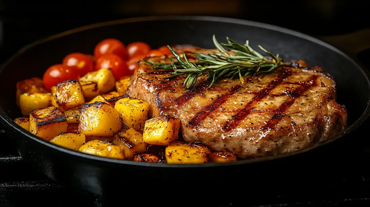 Fat in Pork Chops Cooked in Butter vs Vegetable Oil