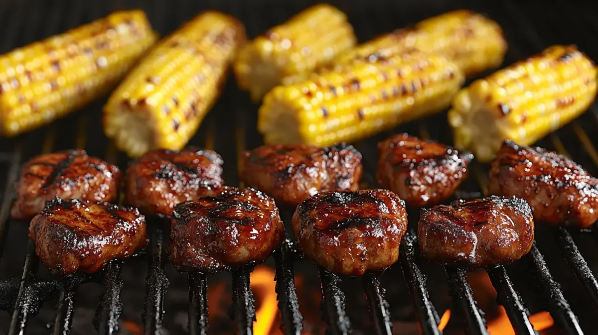 How to Grill Pork Chops with Corn on the Cob in One Meal