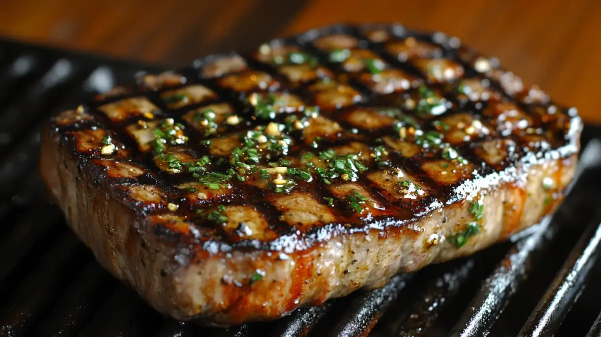 How to Grill Pork Chops with Herb Compound Butter