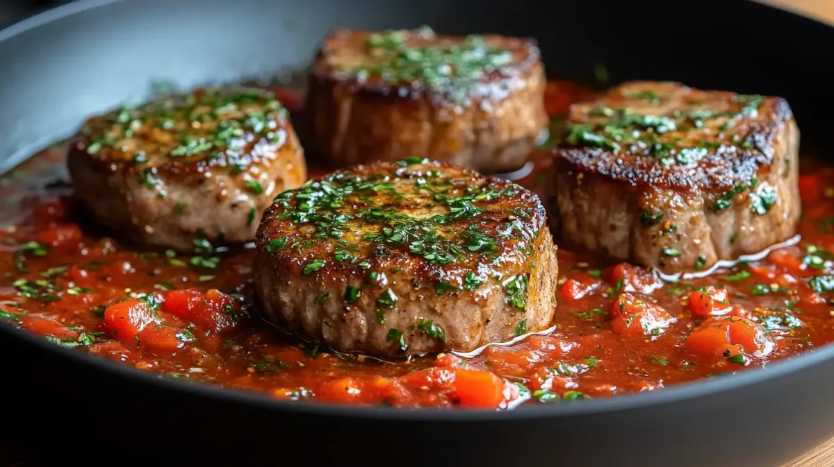 How to Reheat Pork Chops in a Skillet with Sauce