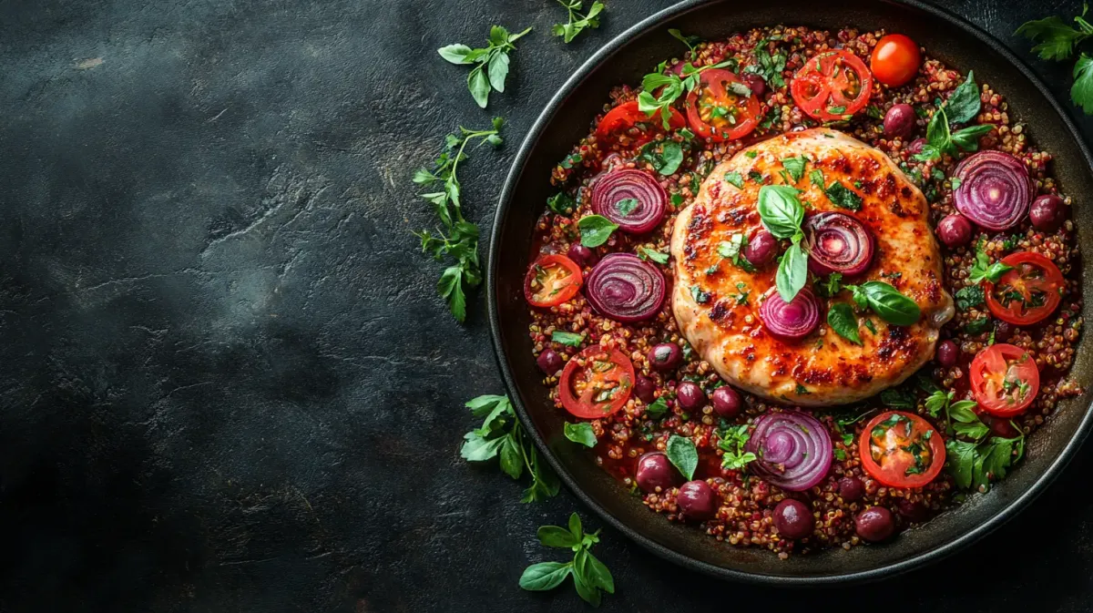 One-Pan Pork Chops with Mexican Quinoa