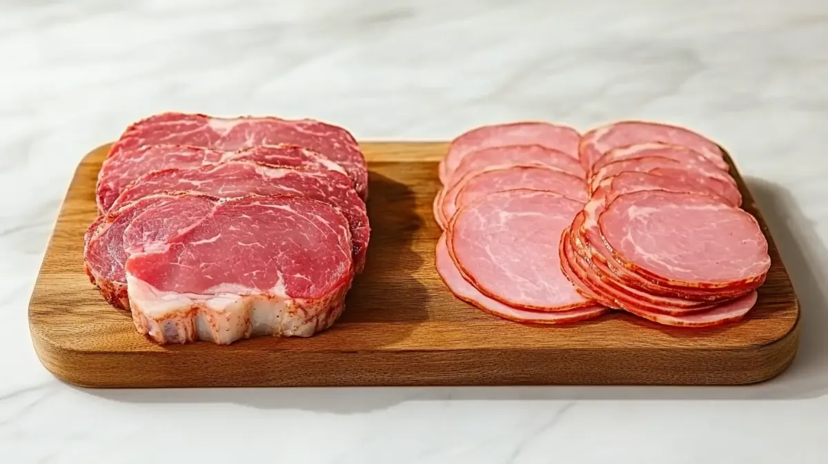 Pork Chops vs Ham Salt, Fat, and Calories Compared