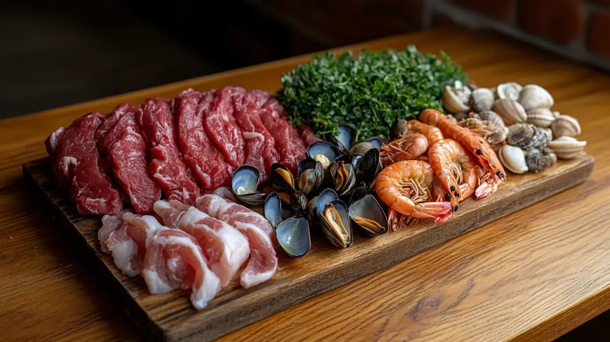 Pork Chops vs Shellfish Protein and Mineral Content