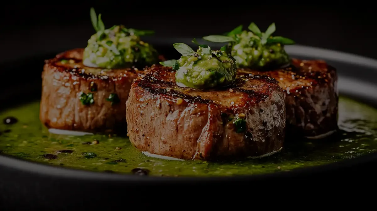 Pork Chops with Avocado Crema and Black Bean Salsa