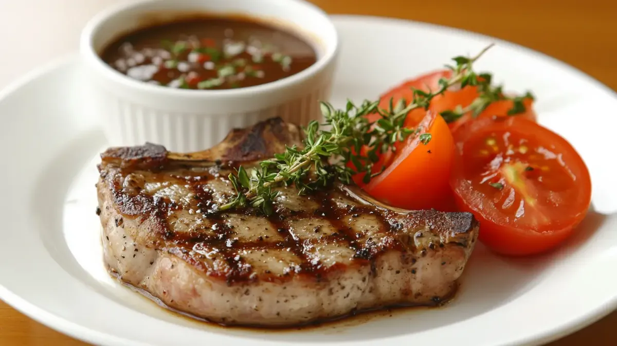 Slow Cooker Pork Chops with Mole Sauce