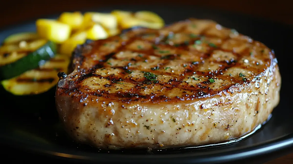 Tajin-Spiced Pork Chops with Grilled Zucchini