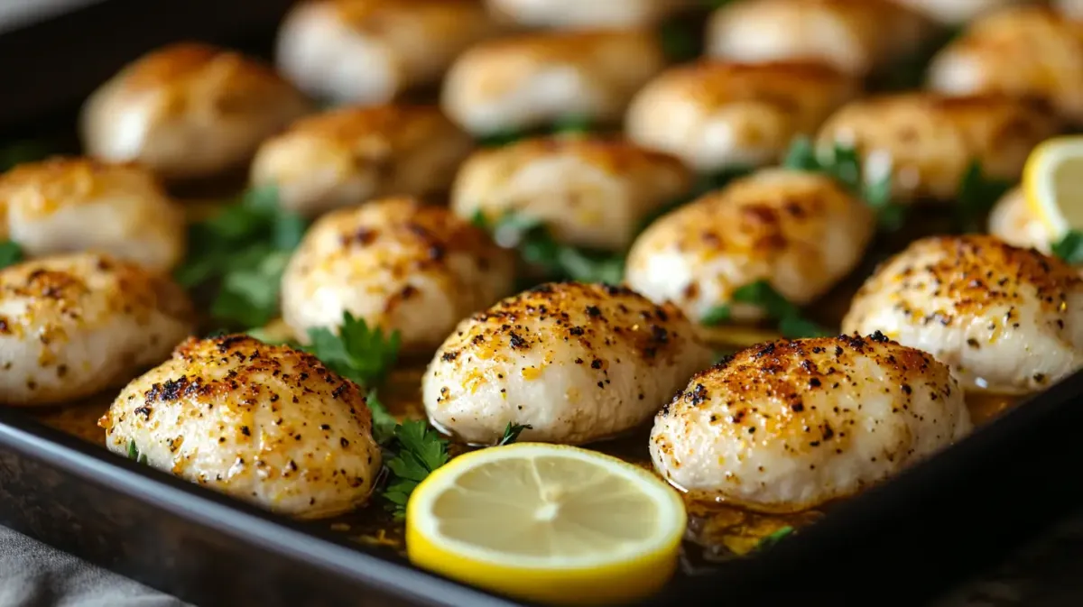 How to Bake Pork Chops with Lemon and Fresh Herbs