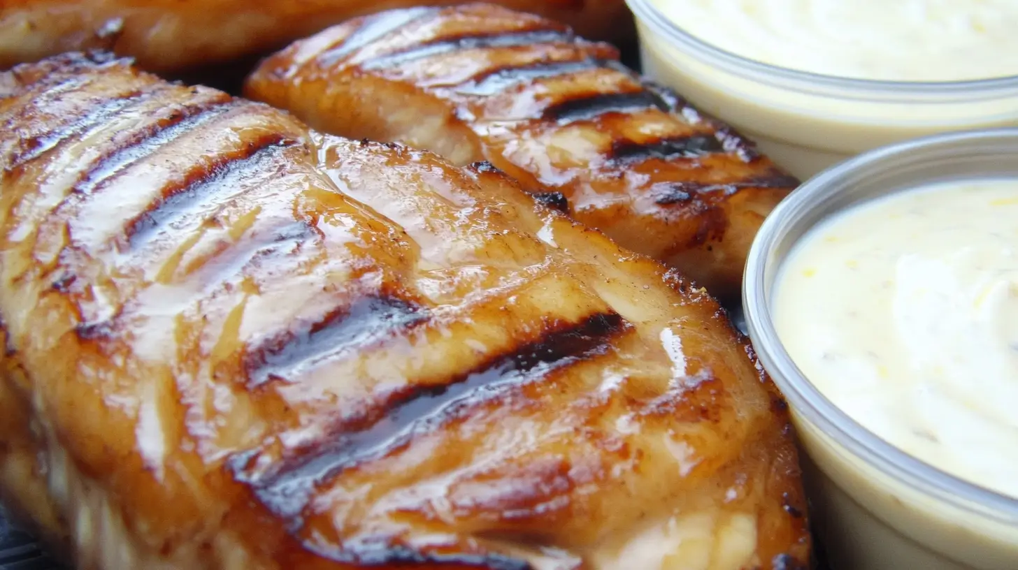 Butterfly Pork Chops with Zesty Lemon Yogurt Marinade