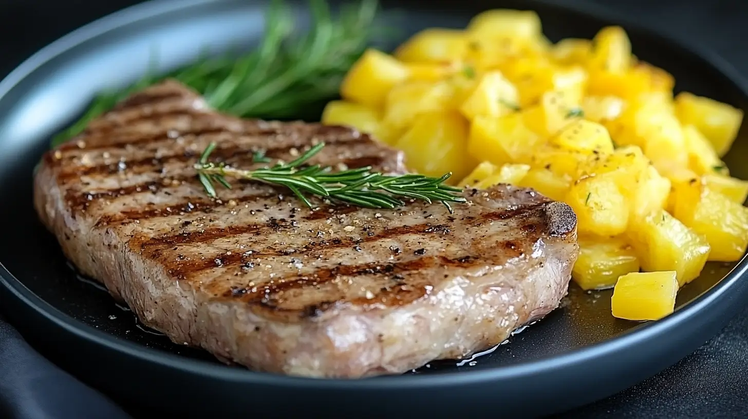 Gluten-Free Pork Chops with Coconut Aminos and Cabbage