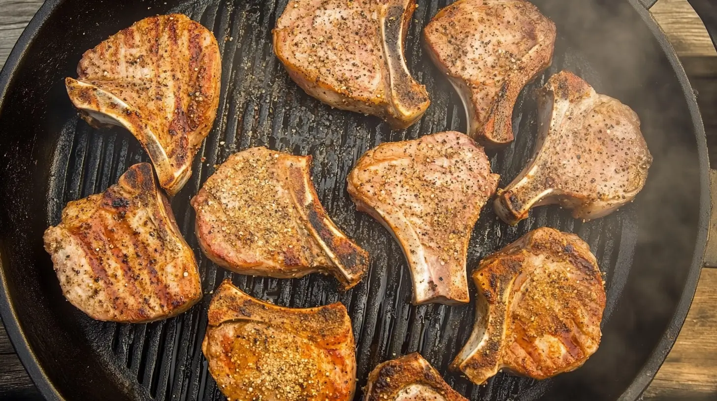 Grilled Pork Chops for a Crowd