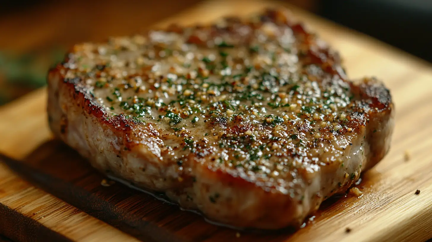 Keto Pork Chops with Cheddar Jalapeño Crust