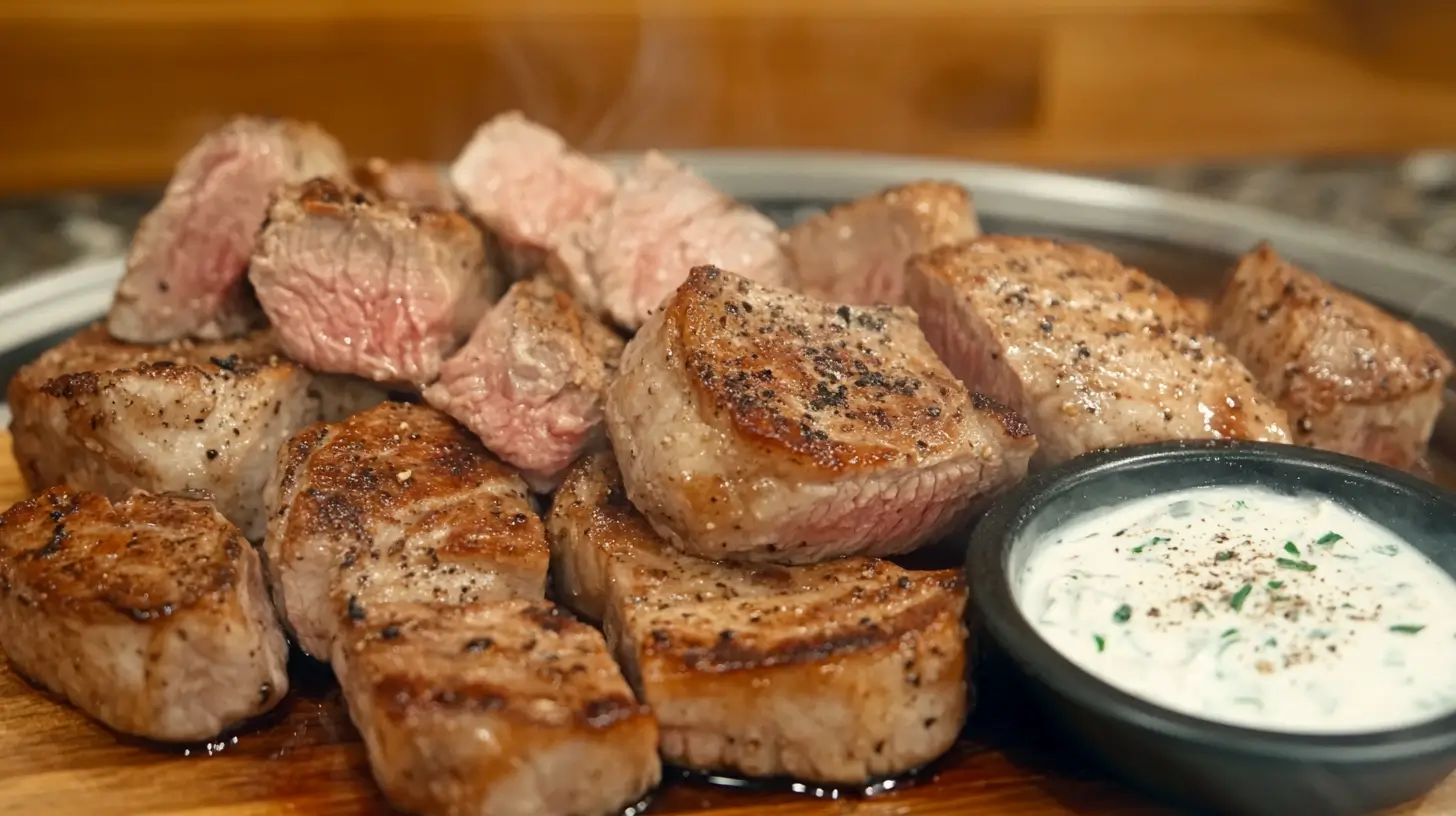 Pork Loin Chops with Garlic Yogurt Marinade