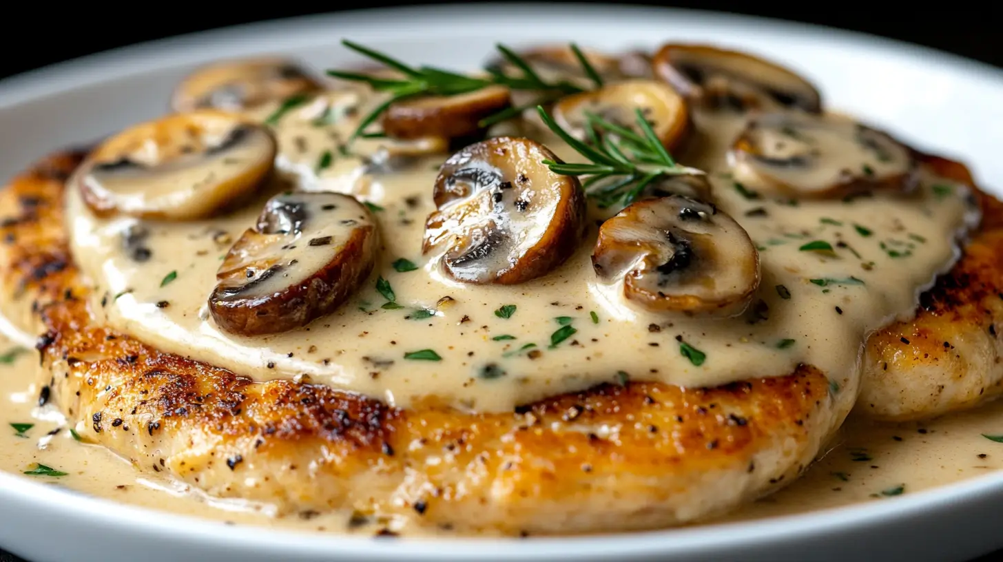 Savory Pork Chops with Mushroom Marsala Sauce