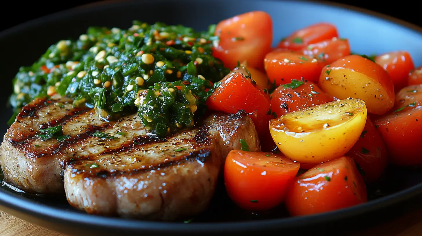 Spicy Pork Chops with Jalapeño Cream Sauce