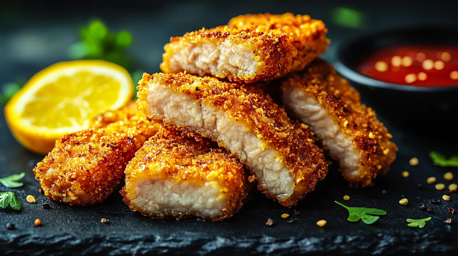 Calories in Breaded and Fried Pork Chops
