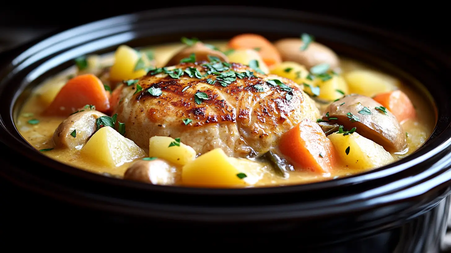 Calories in Pork Chops Cooked in the Slow Cooker