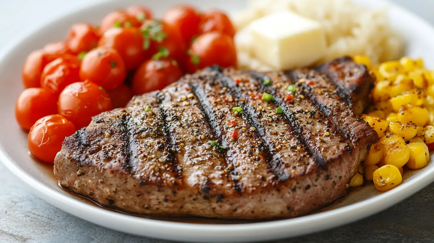 Calories in Pork Chops Cooked with Butter or Oil