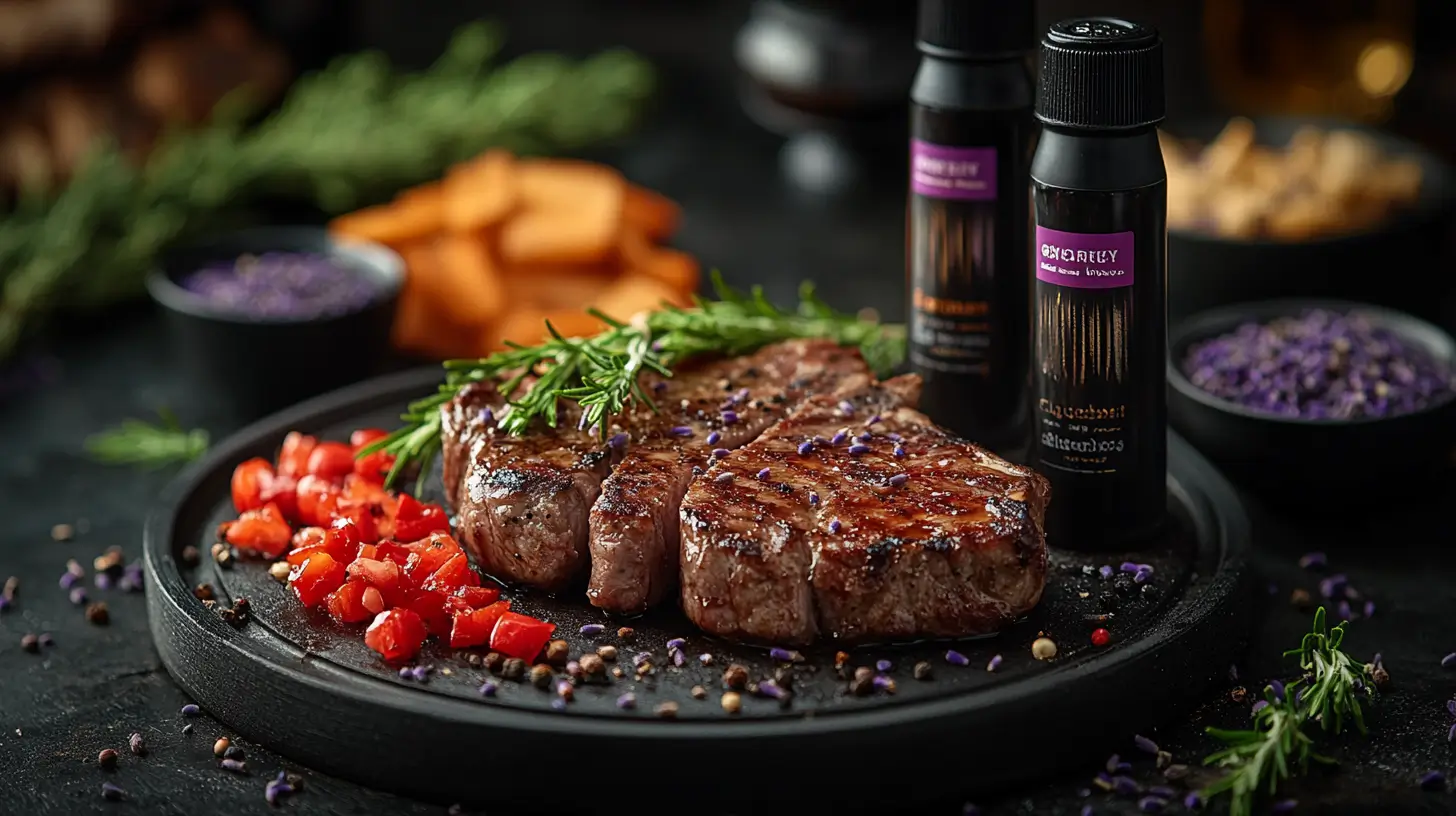 French Pork Chops with Lavender Honey Glaze