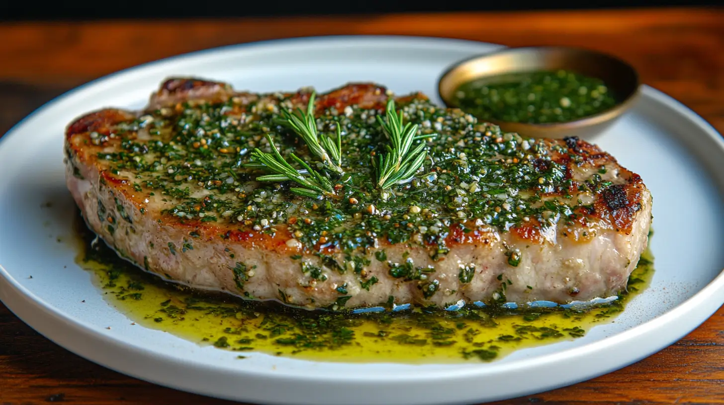 How to Fry Pork Chops in Olive Oil with Herbs