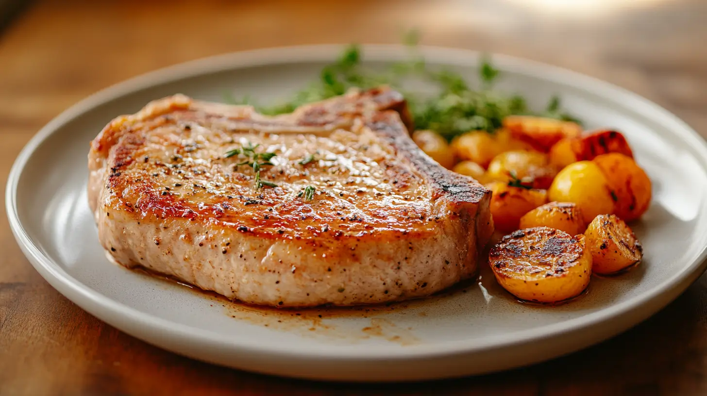 How to Fry Pork Chops with a Light Egg Wash Coating