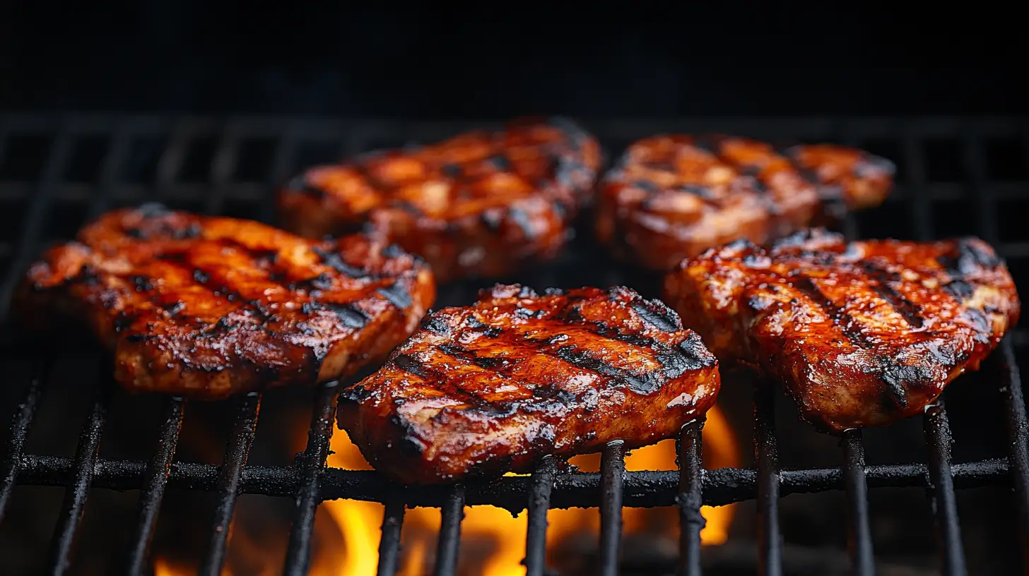 How to Grill Thick Pork Chops with Reverse Searing