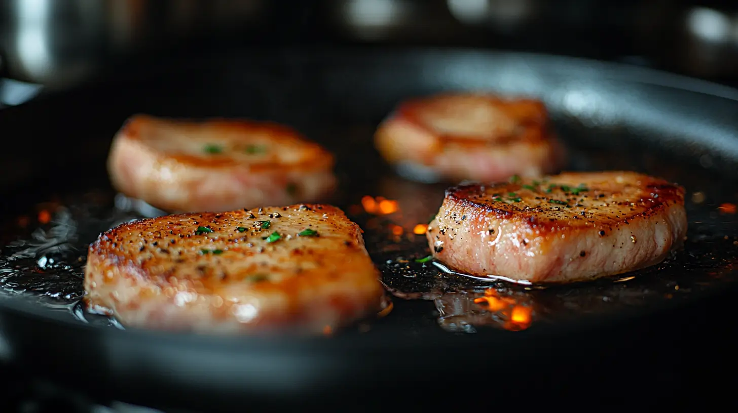 How to Keep Thin Pork Chops Tender When Pan-Frying