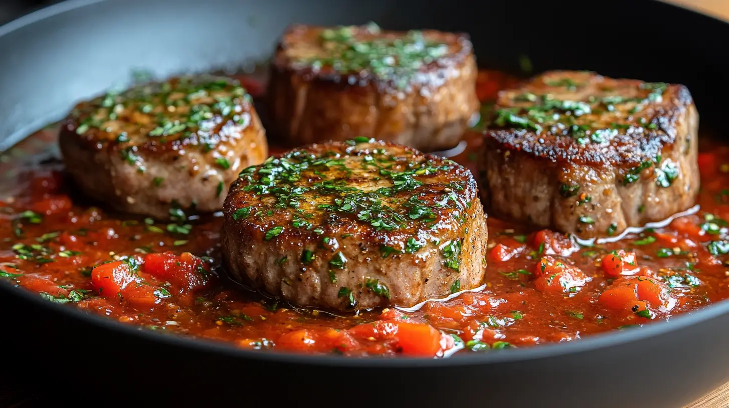 How to Reheat Pork Chops in a Skillet with Sauce