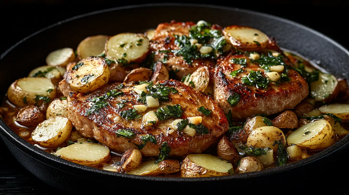 Island-Style Pork Chops with Garlic and Ginger