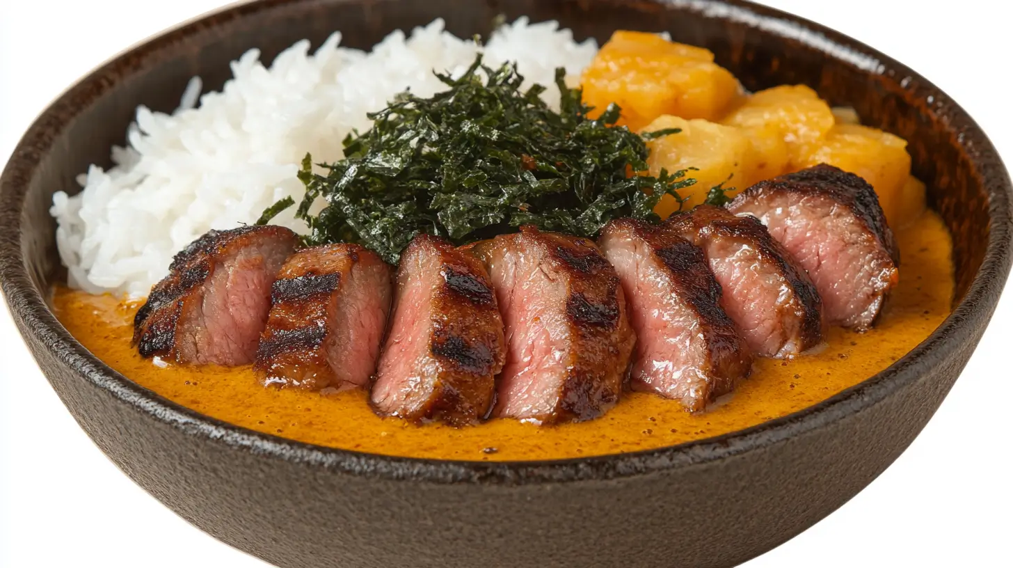 Japanese Tonkatsu Pork Chops with Curry Sauce