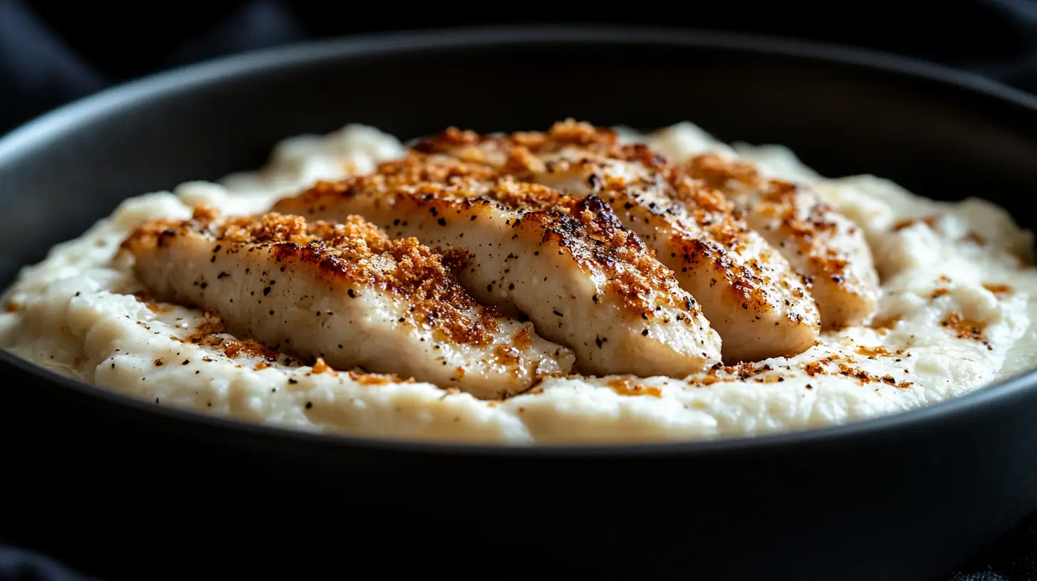Oven-Baked German Pork Chops with Horseradish Mashed Potatoes