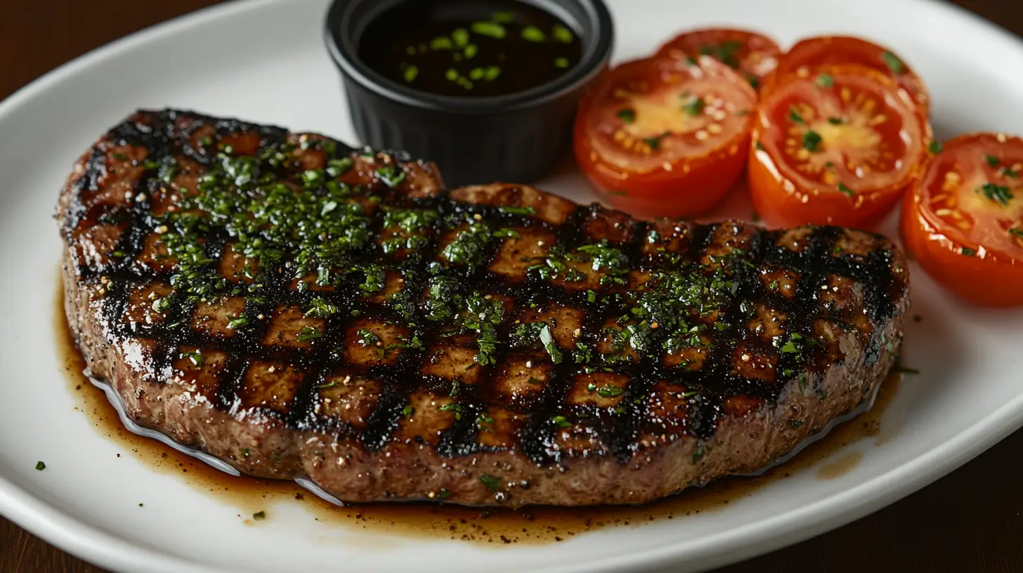 Pork Chops with Balsamic Reduction and Roasted Tomatoes