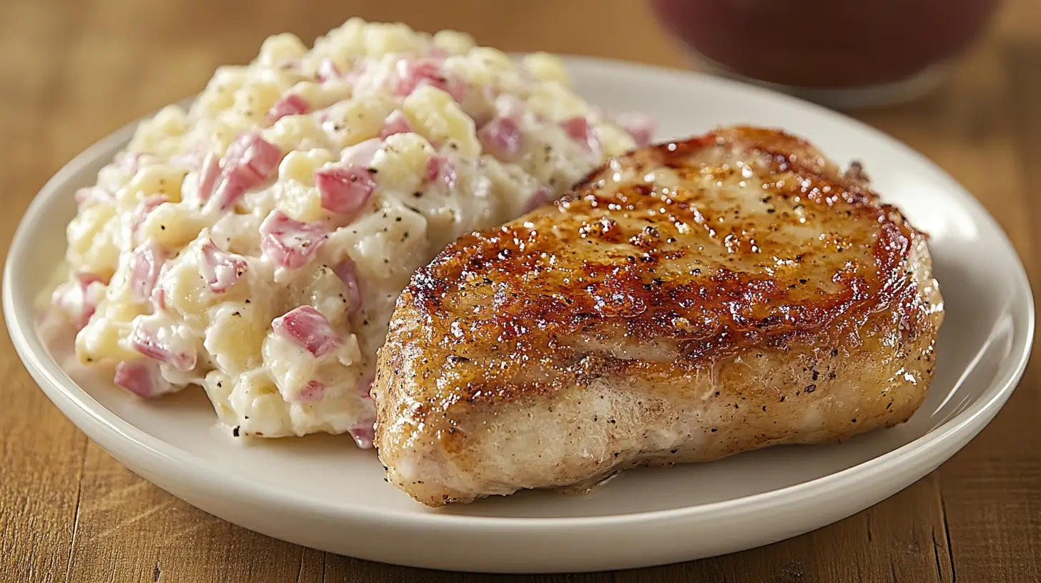 Pork Chops with Bavarian-Style Potato Salad