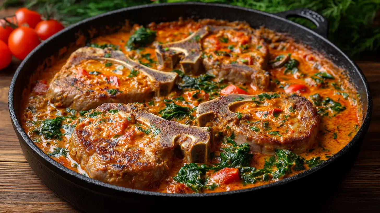 Pork Chops with Tikka Masala Sauce