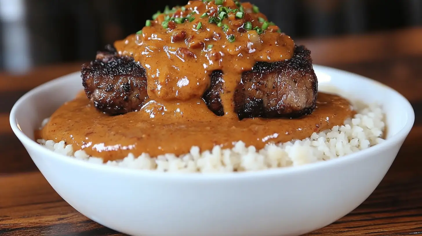 Skillet Southern Pork Chops with Cajun Gravy