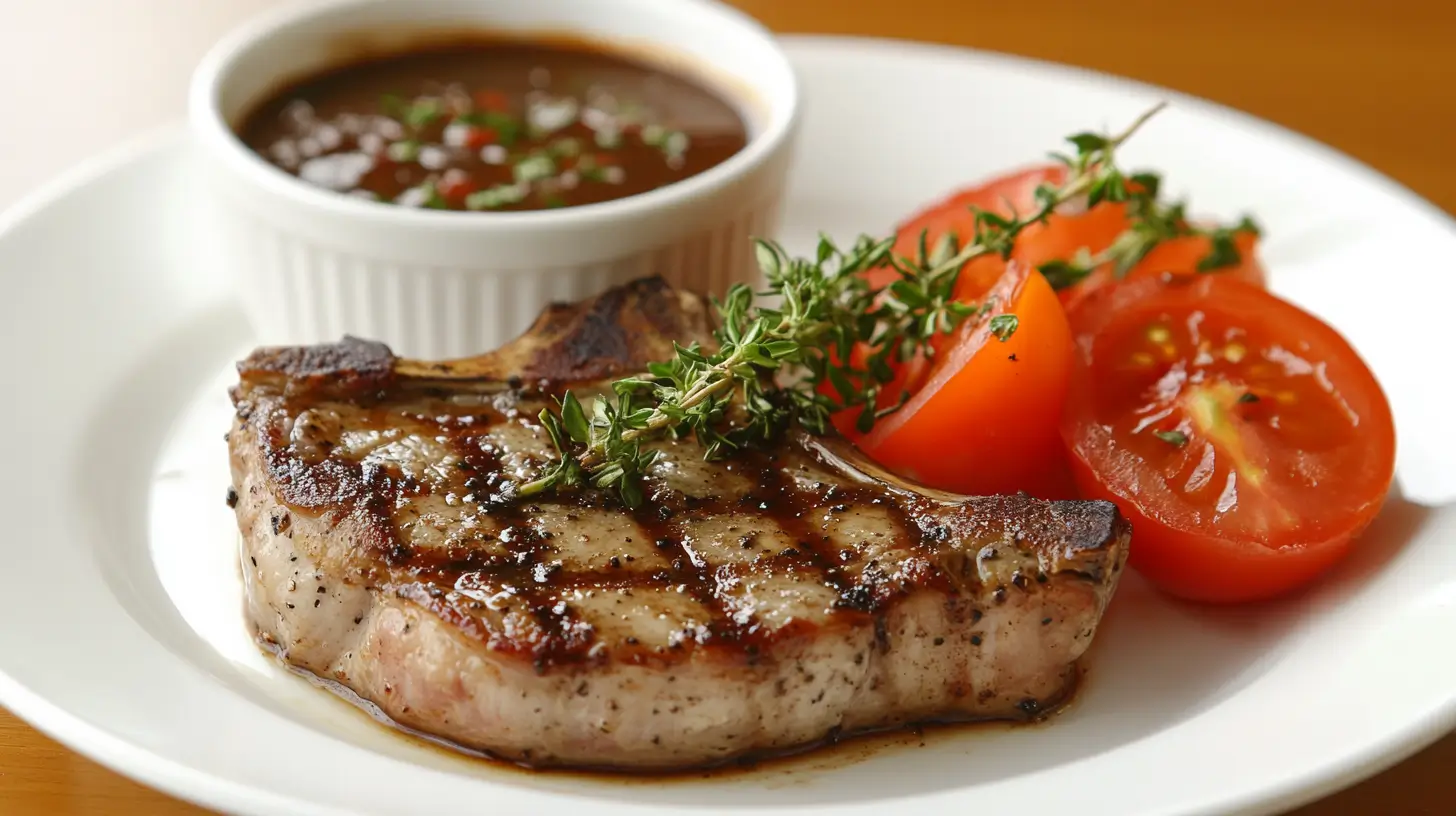 Slow Cooker Pork Chops with Mole Sauce