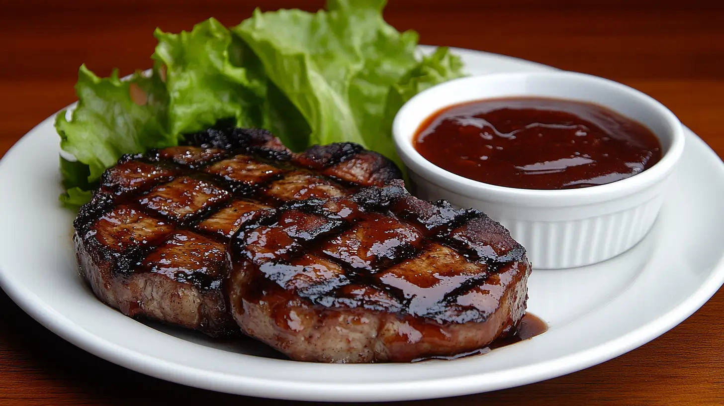 Southern BBQ Pork Chops with Sweet and Spicy Sauce