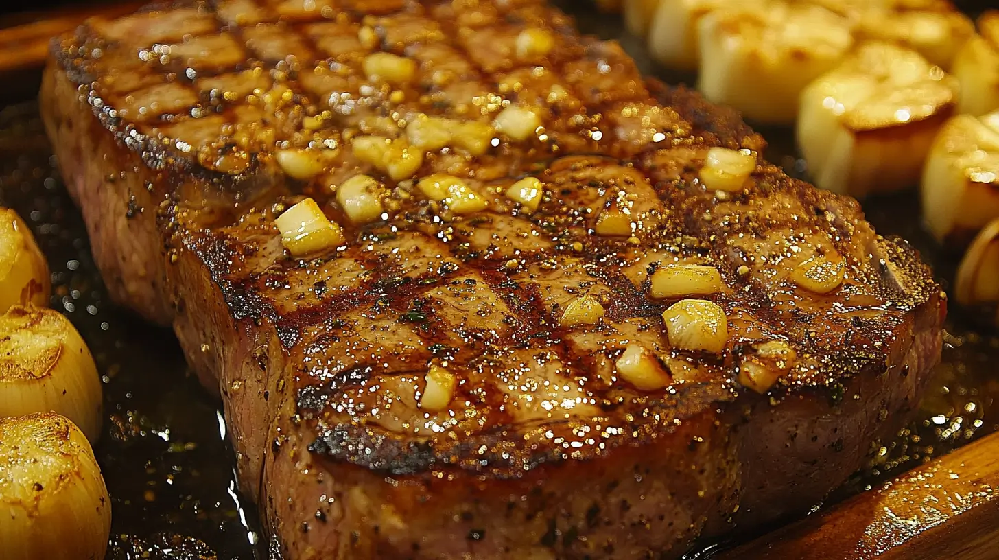 Protein in Pork Chops Cooked with Butter and Garlic