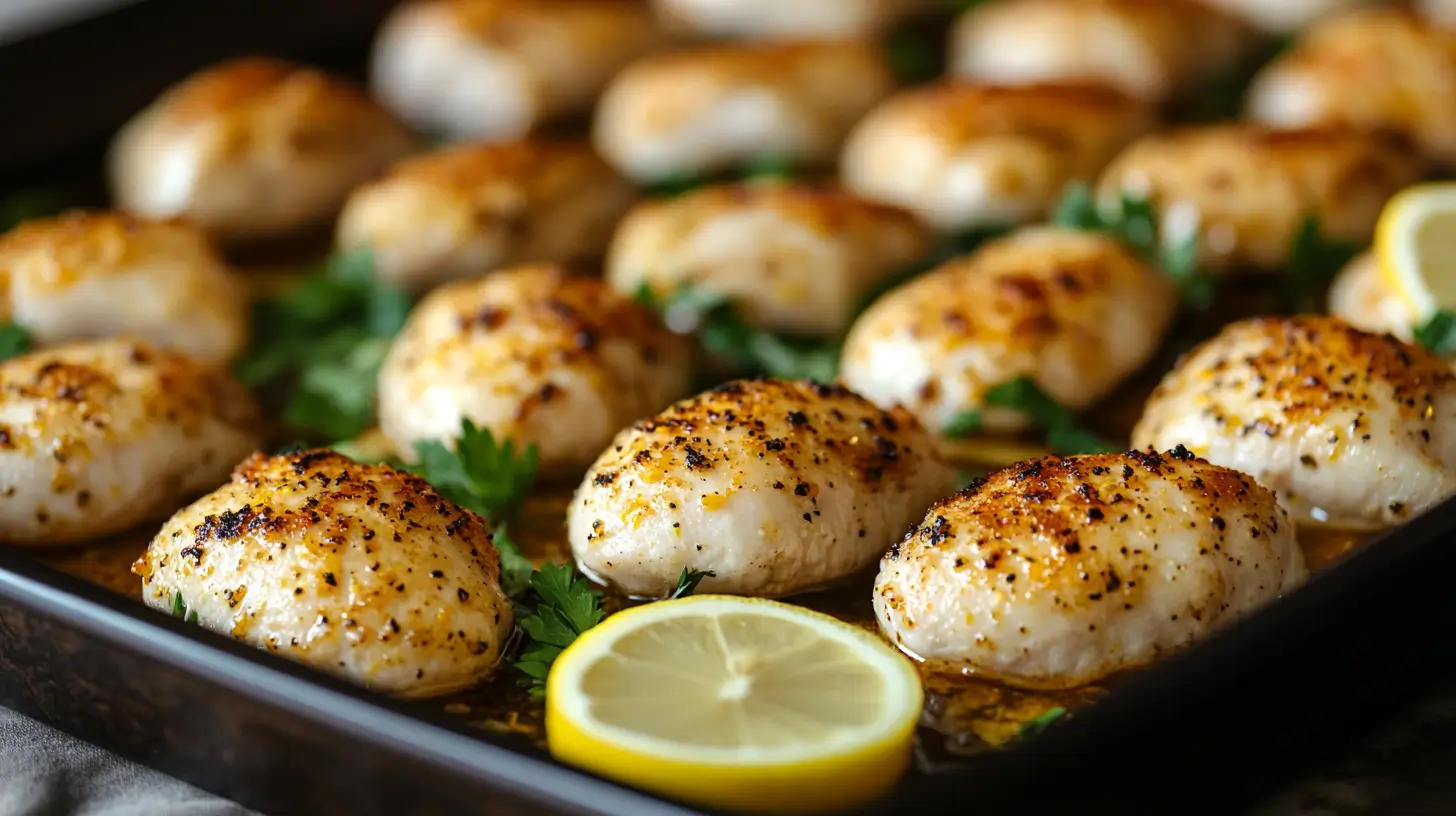 How to Bake Pork Chops with Lemon and Fresh Herbs