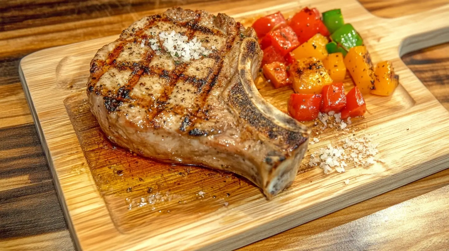 Grilled Pork Chops with Zesty Italian Dressing Marinade Post image