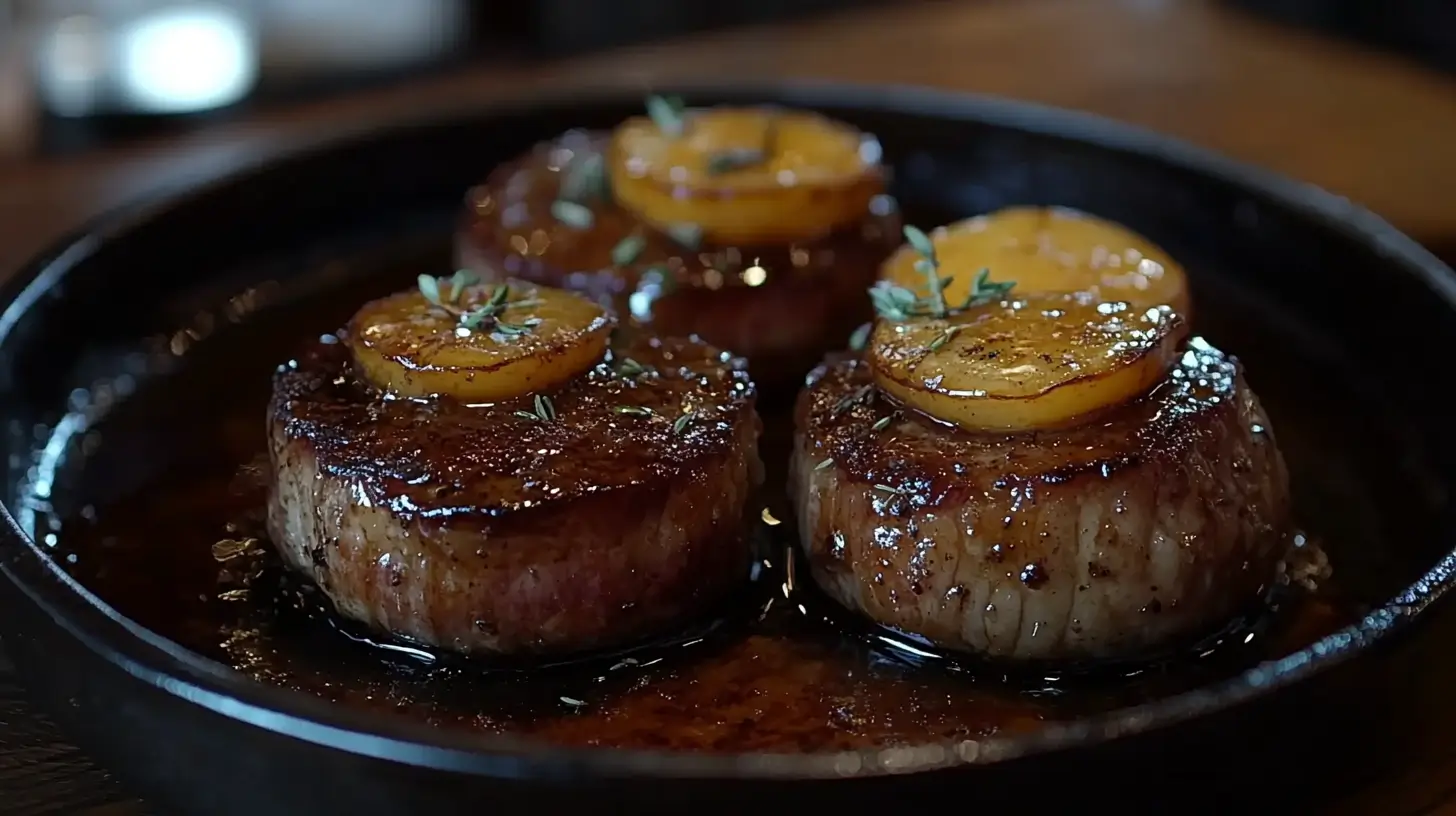 Fat in Pork Chops Cooked with Skillet Pan Sauce Post image