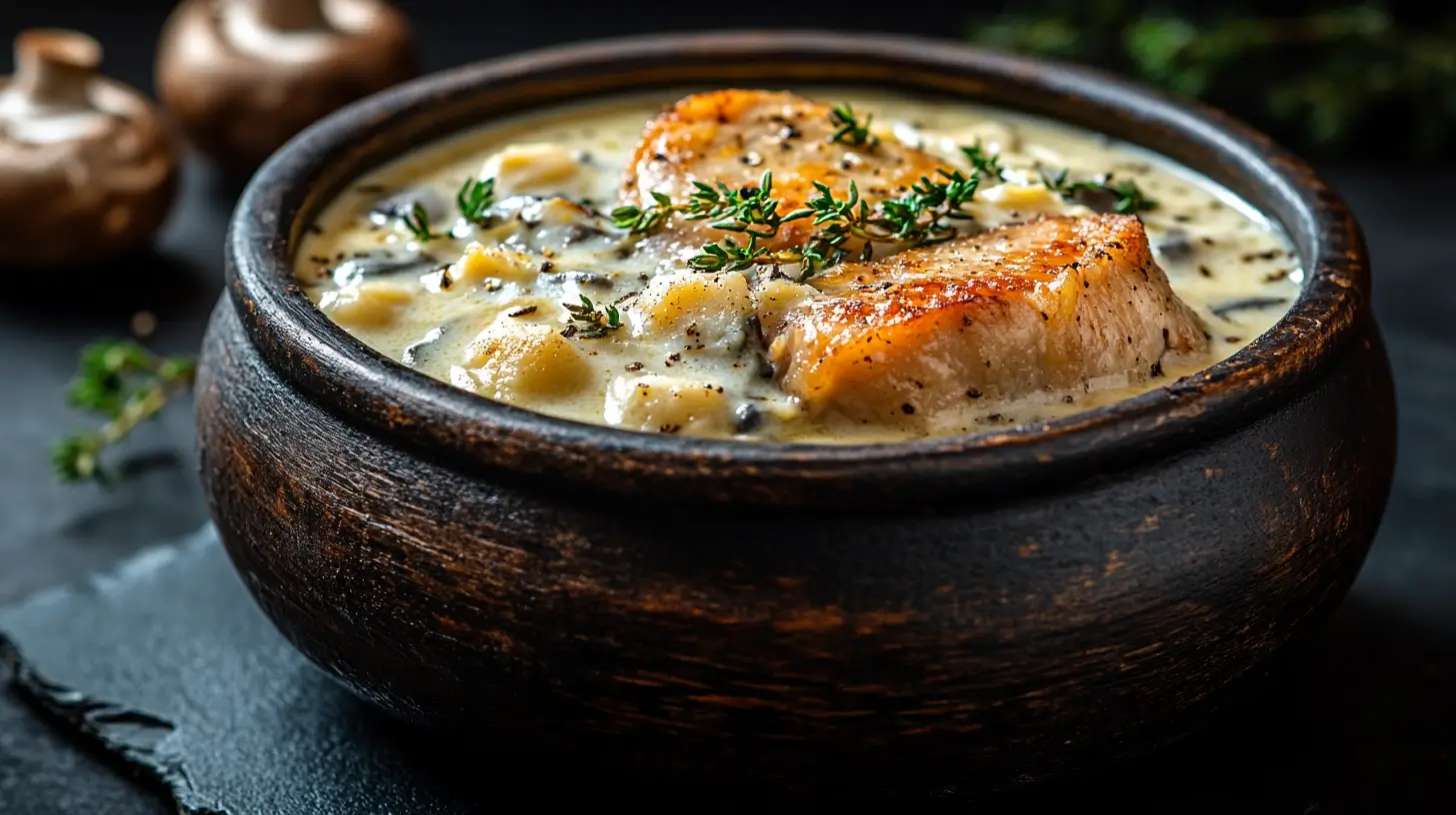 Fat in Pork Chops with Cream of Mushroom Soup Post image