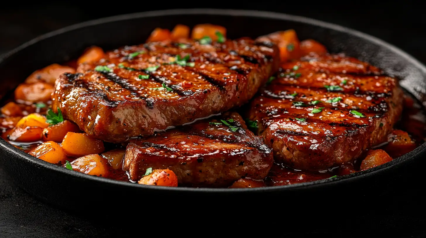 Fat in Pork Chops with Dairy-Free Sauces Post image