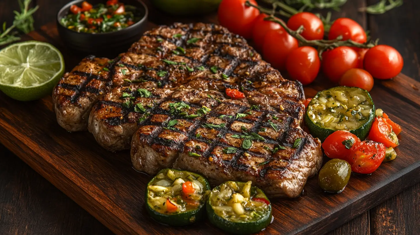 Five-Spice Pork Chops with Pickled Veggies Post image