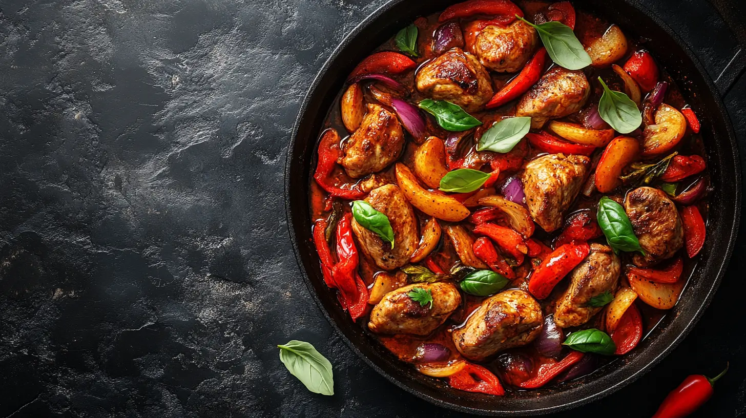 Hoisin Glazed Pork Chops with Stir-Fried Veggies Post image