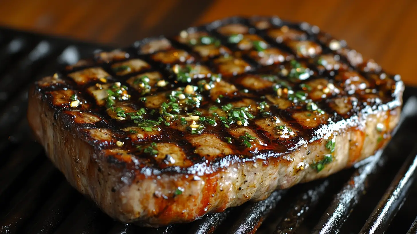 How to Grill Pork Chops with Herb Compound Butter Post image