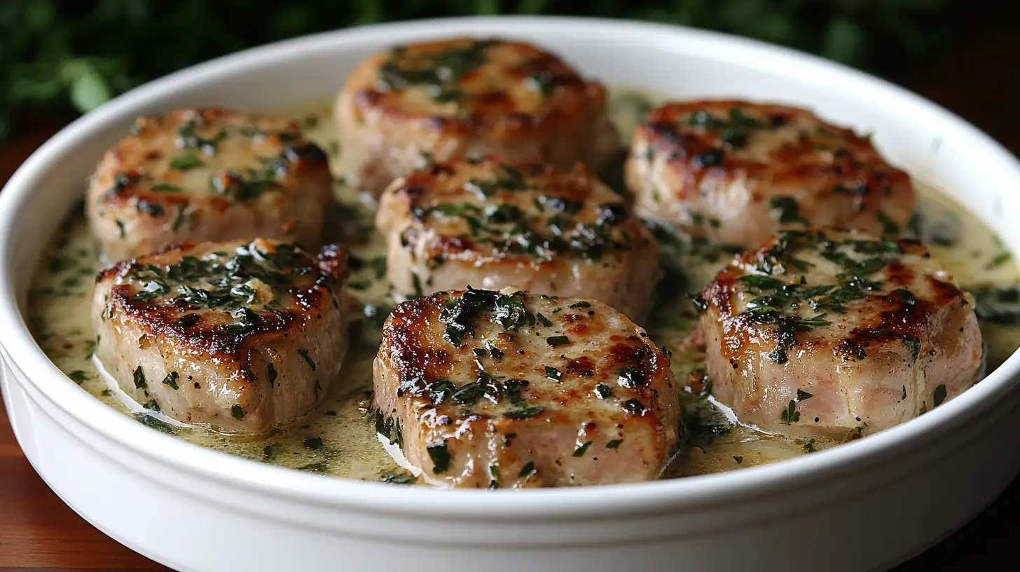 How to Make Creamy Garlic Pork Chops in the Slow Cooker Post image