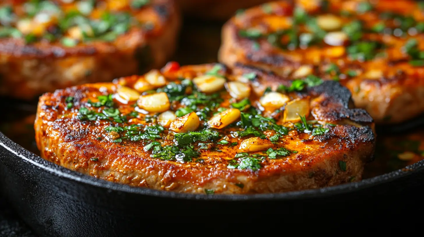 Indian Pork Chops with Fenugreek and Garlic Marinade Post image