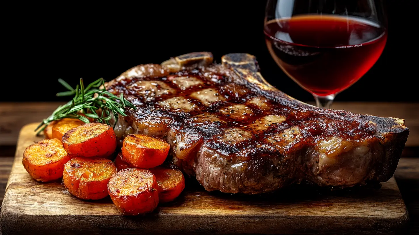 Mediterranean Pork Chops with Lentils and Roasted Carrots Post image